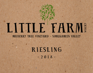 2018 Mulberry Tree Vineyard Riesling (last cases remaining)