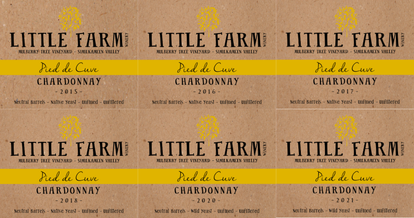 Pied de Cuve Chardonnay Vertical 6-Pack (2015, 2016, 2017, 2018, 2020, 2021)